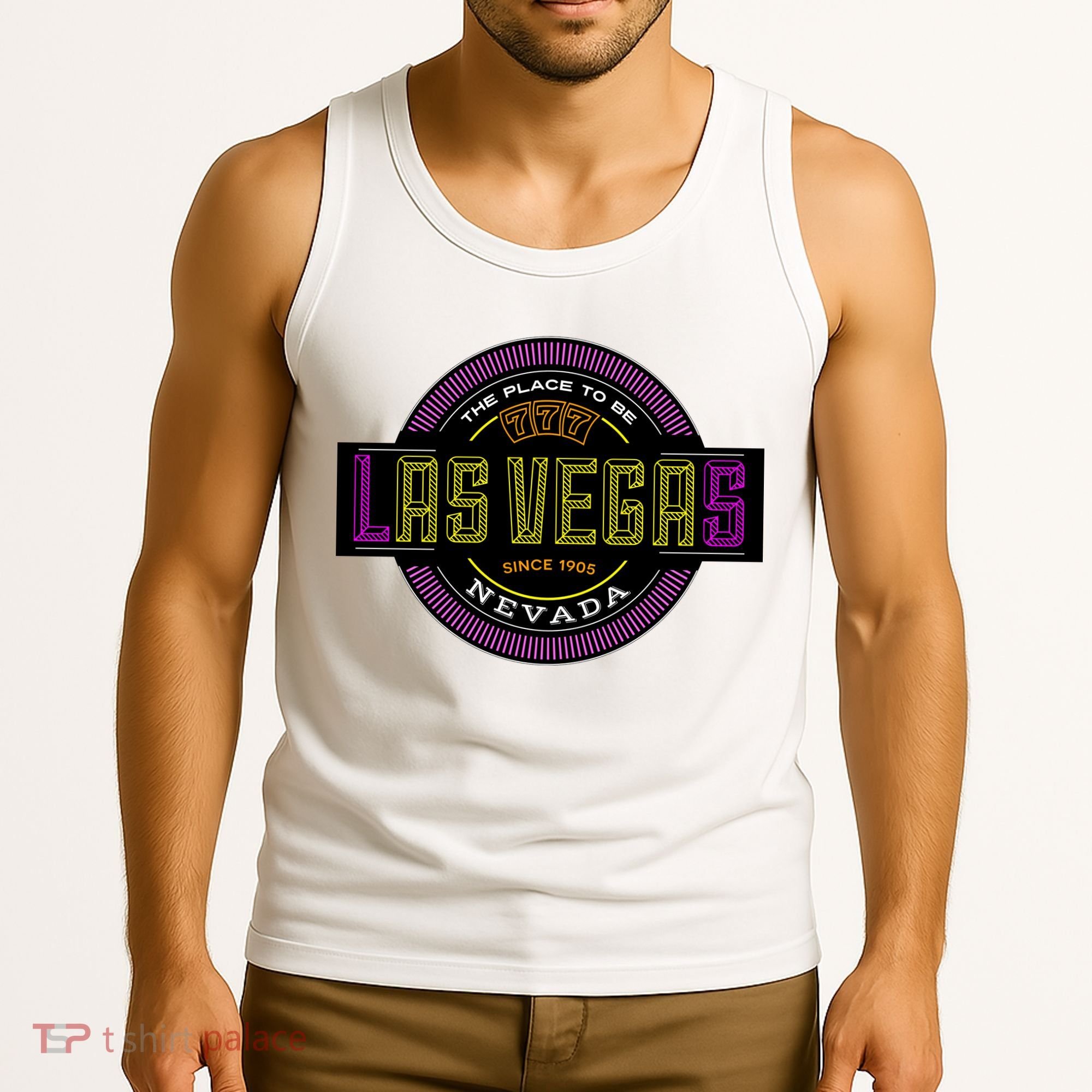Retro Las Vegas Logo Tank Top