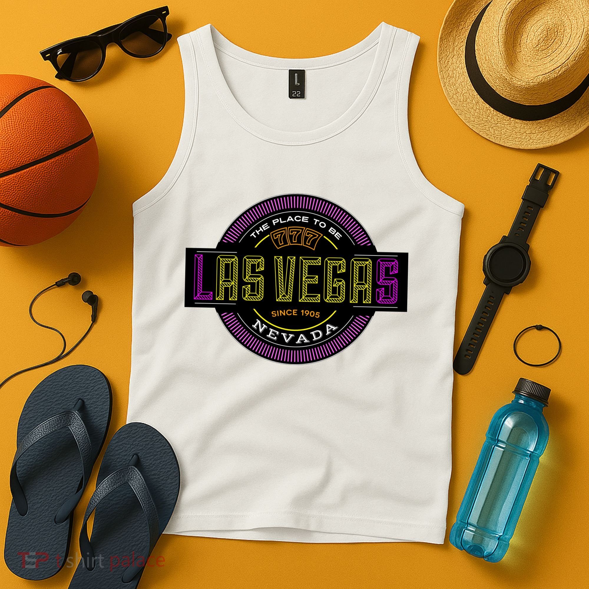 Retro Las Vegas Logo Tank Top