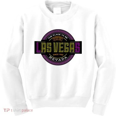 Retro Las Vegas Logo Kids Sweatshirt