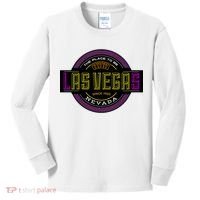 Retro Las Vegas Logo Kids Long Sleeve Shirt thumb 0