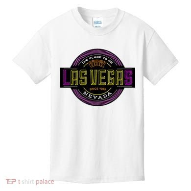 Retro Las Vegas Logo Kids T-Shirt