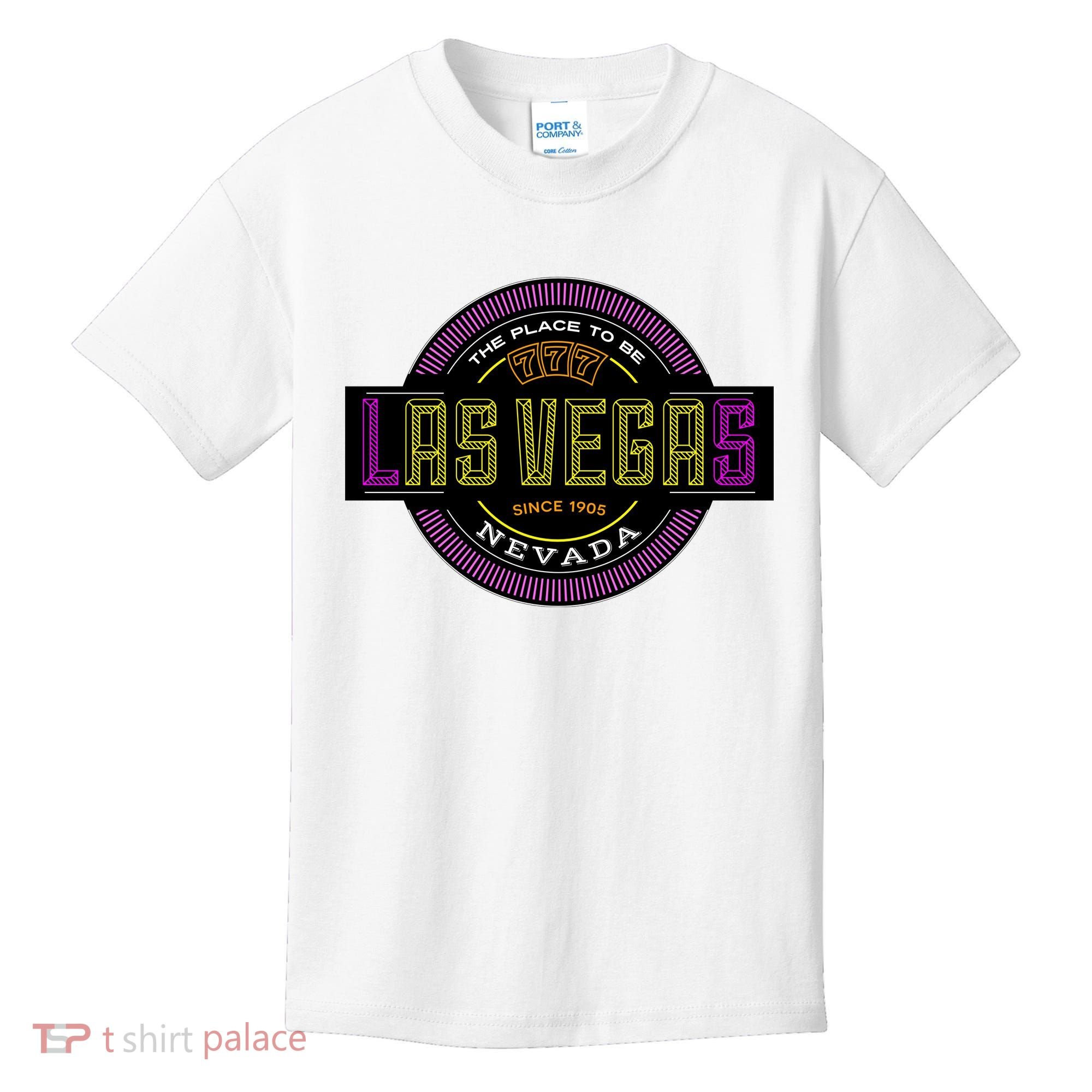 Retro Las Vegas Logo Kids T-Shirt