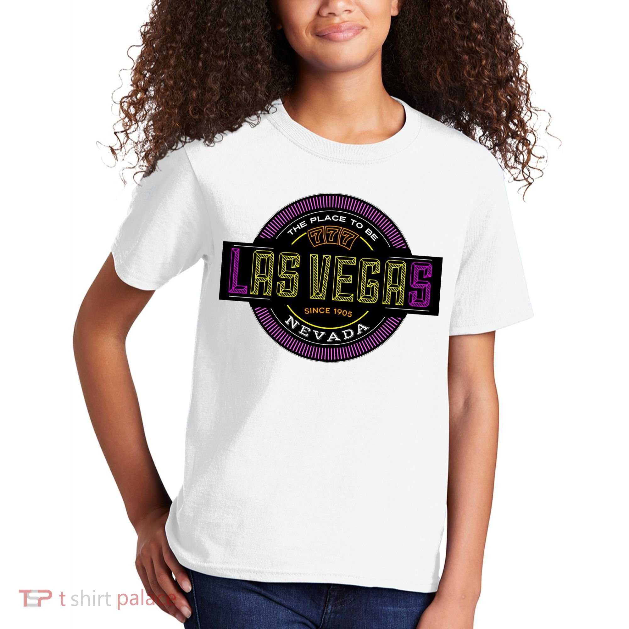 Retro Las Vegas Logo Kids T-Shirt