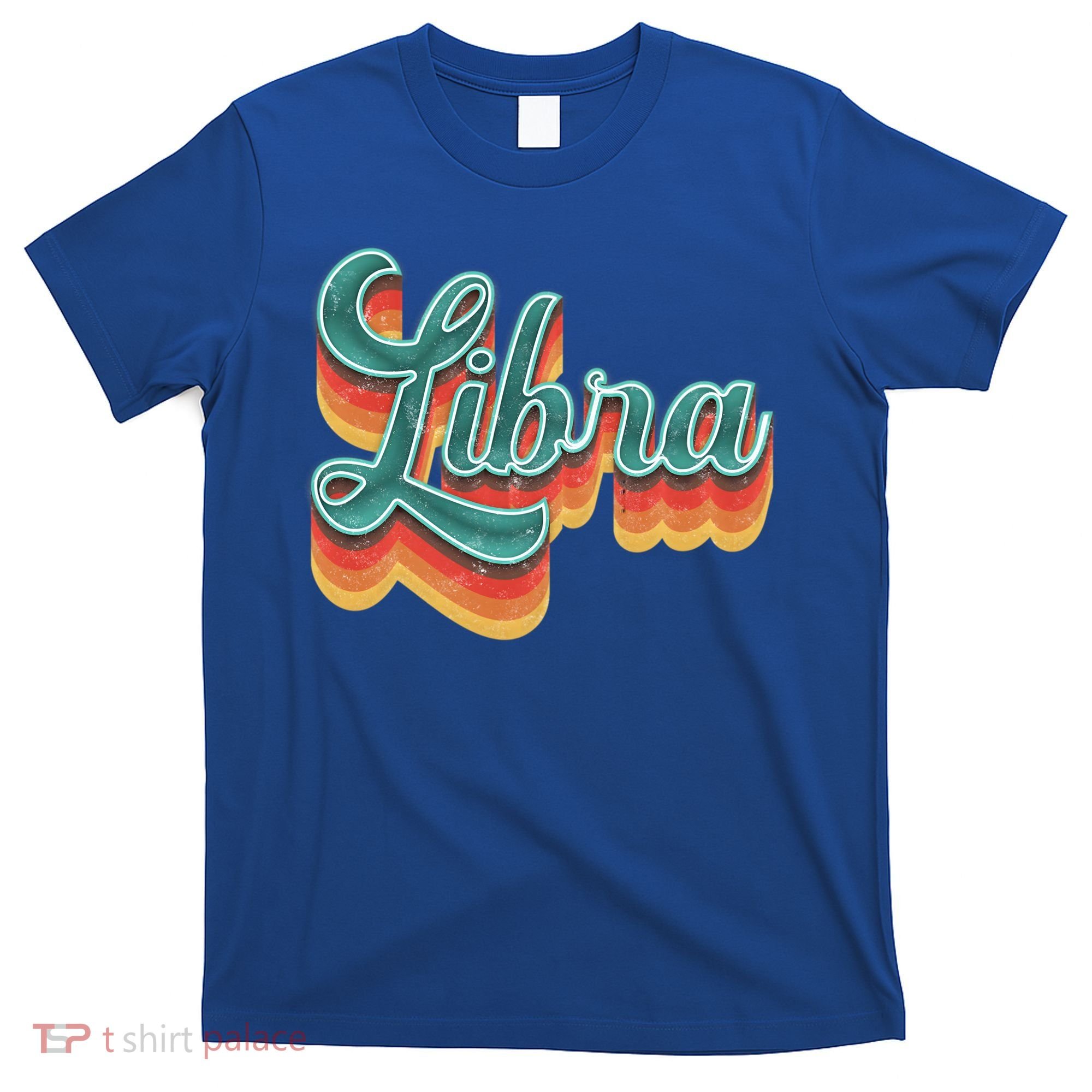 Retro Libra Vintage Retro Style Libra Zodiac Meaningful Gift T-Shirt