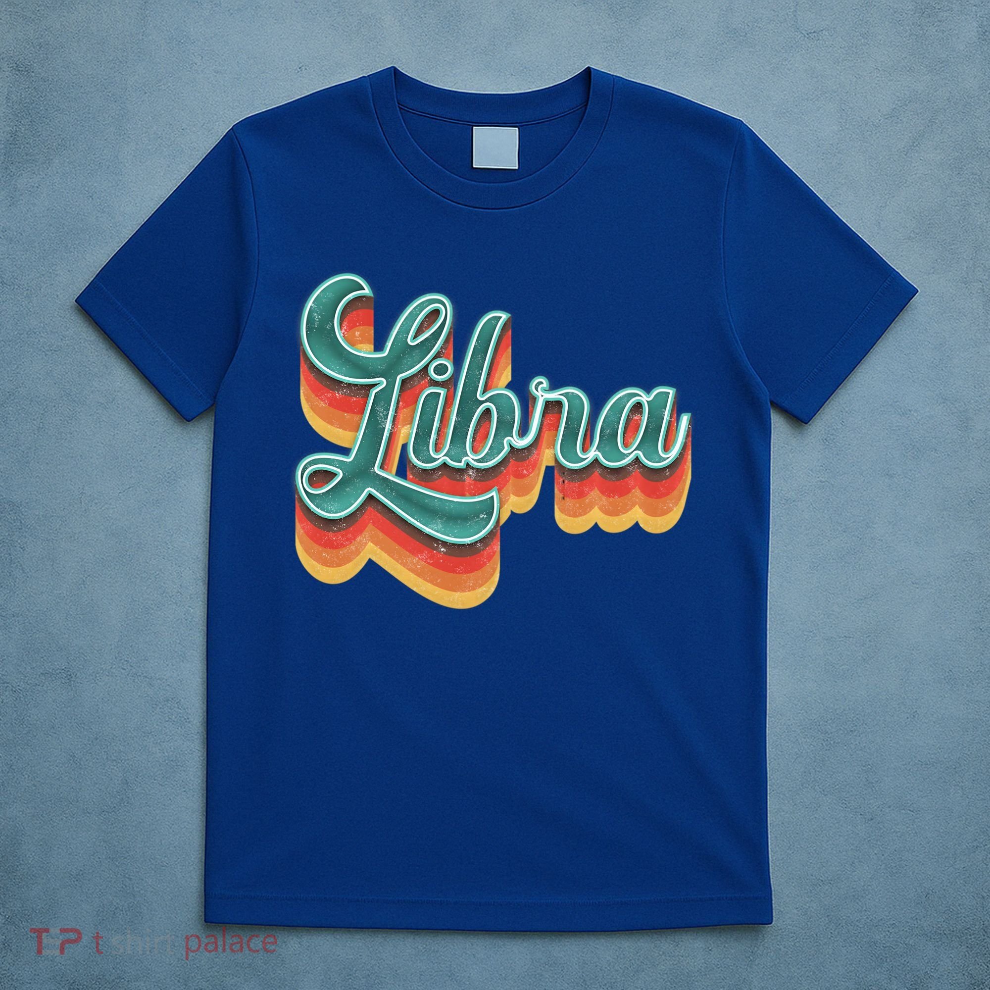 Retro Libra Vintage Retro Style Libra Zodiac Meaningful Gift T-Shirt