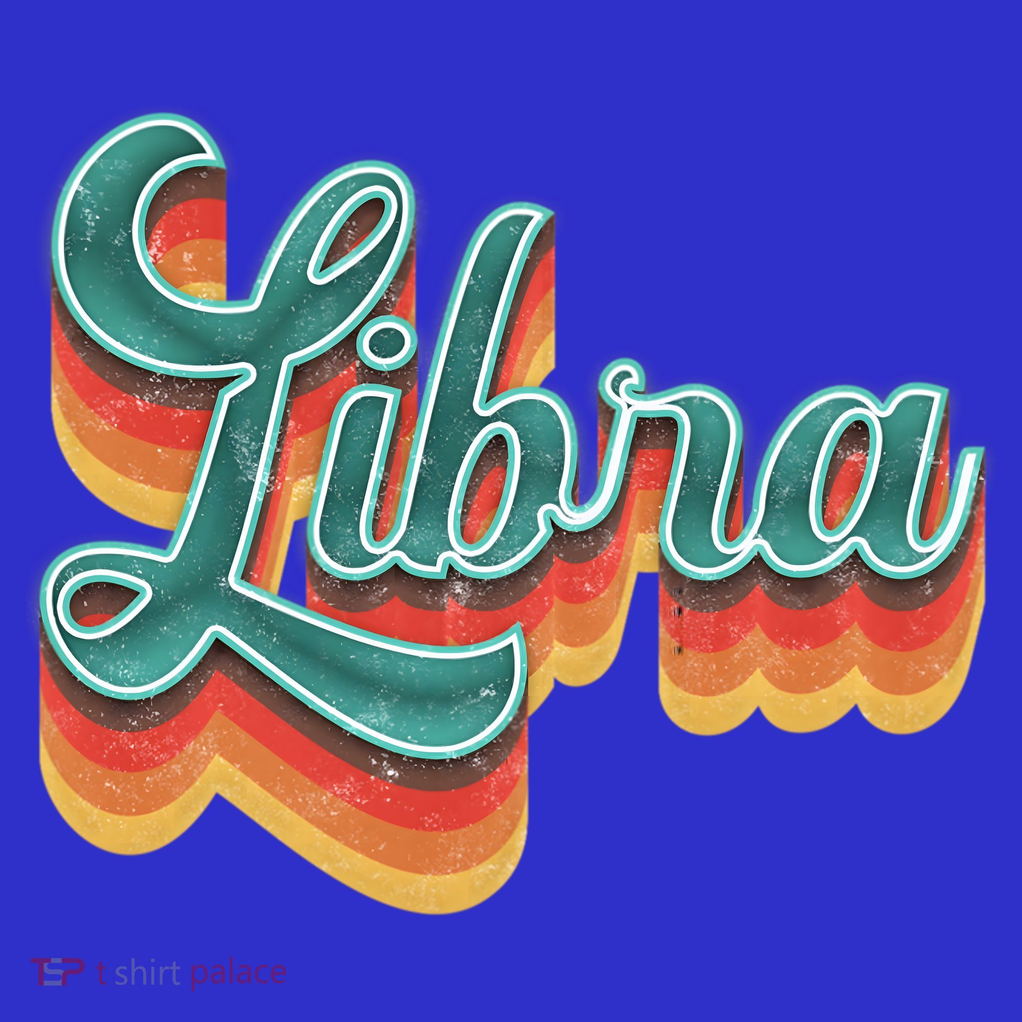 Retro Libra Vintage Retro Style Libra Zodiac Meaningful Gift T-Shirt