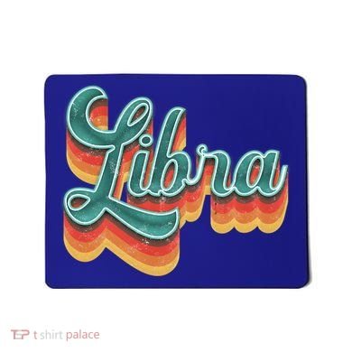 Retro Libra Vintage Retro Style Libra Zodiac Meaningful Gift Mousepad