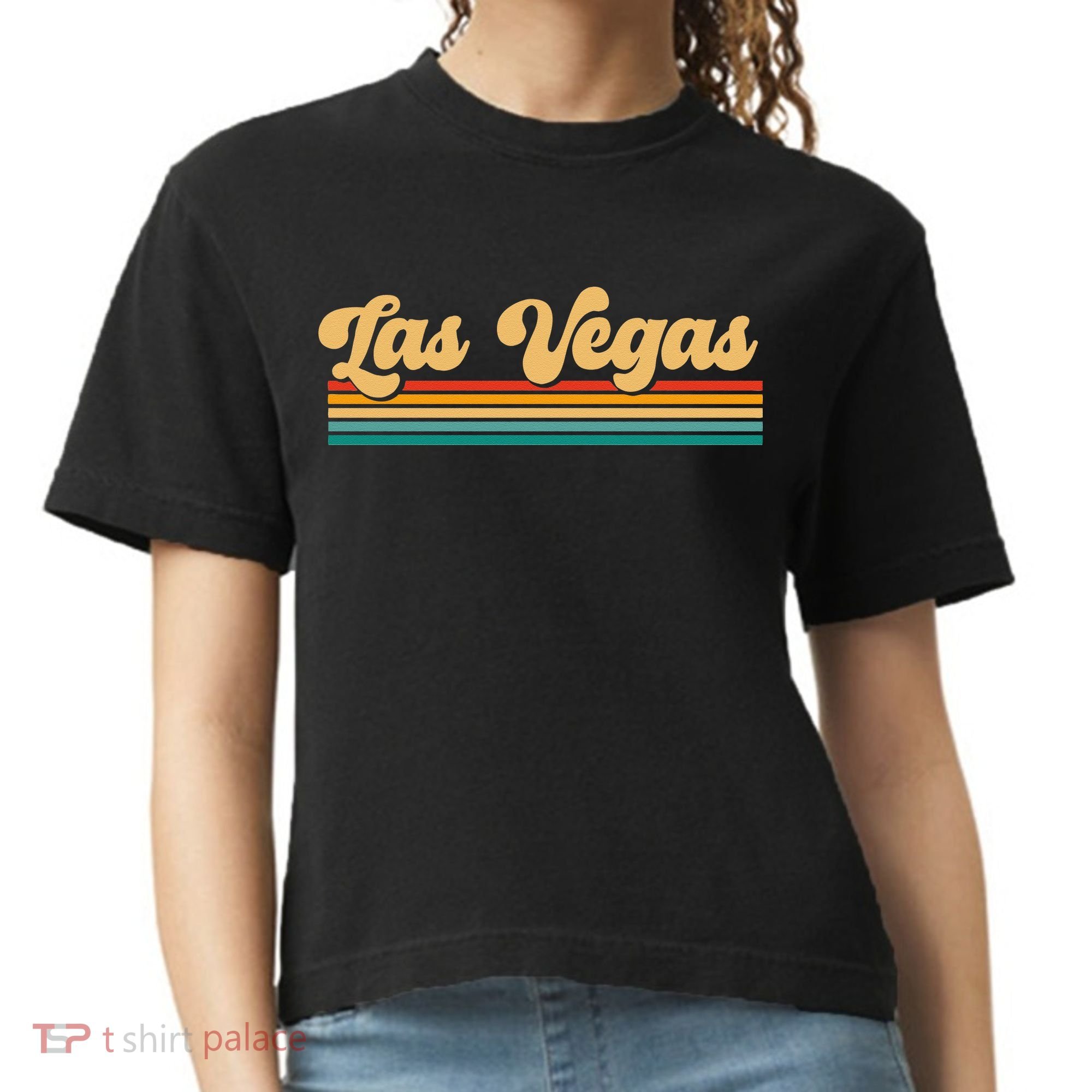 Retro Las Vegas Comfort Colors Boxy T-Shirt
