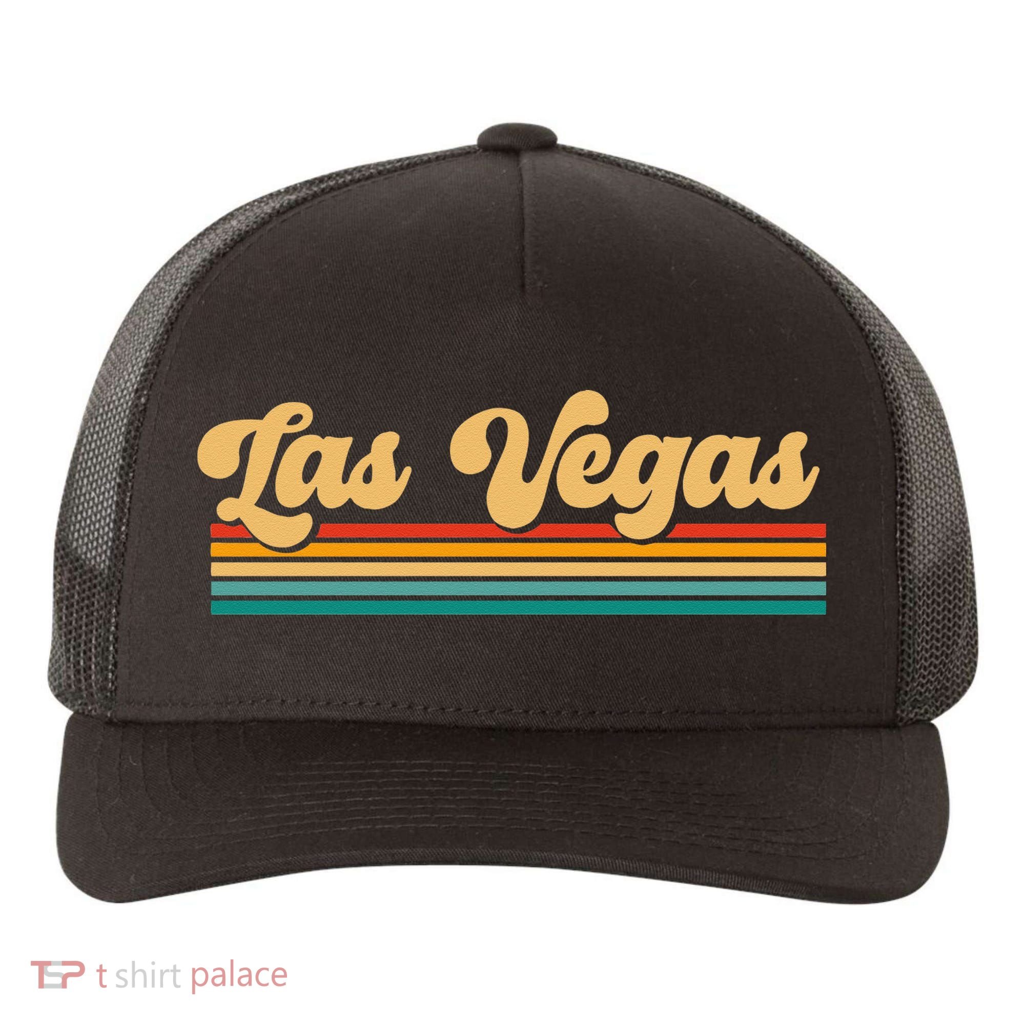 Retro Las Vegas Yupoong Adult 5-Panel Trucker Hat