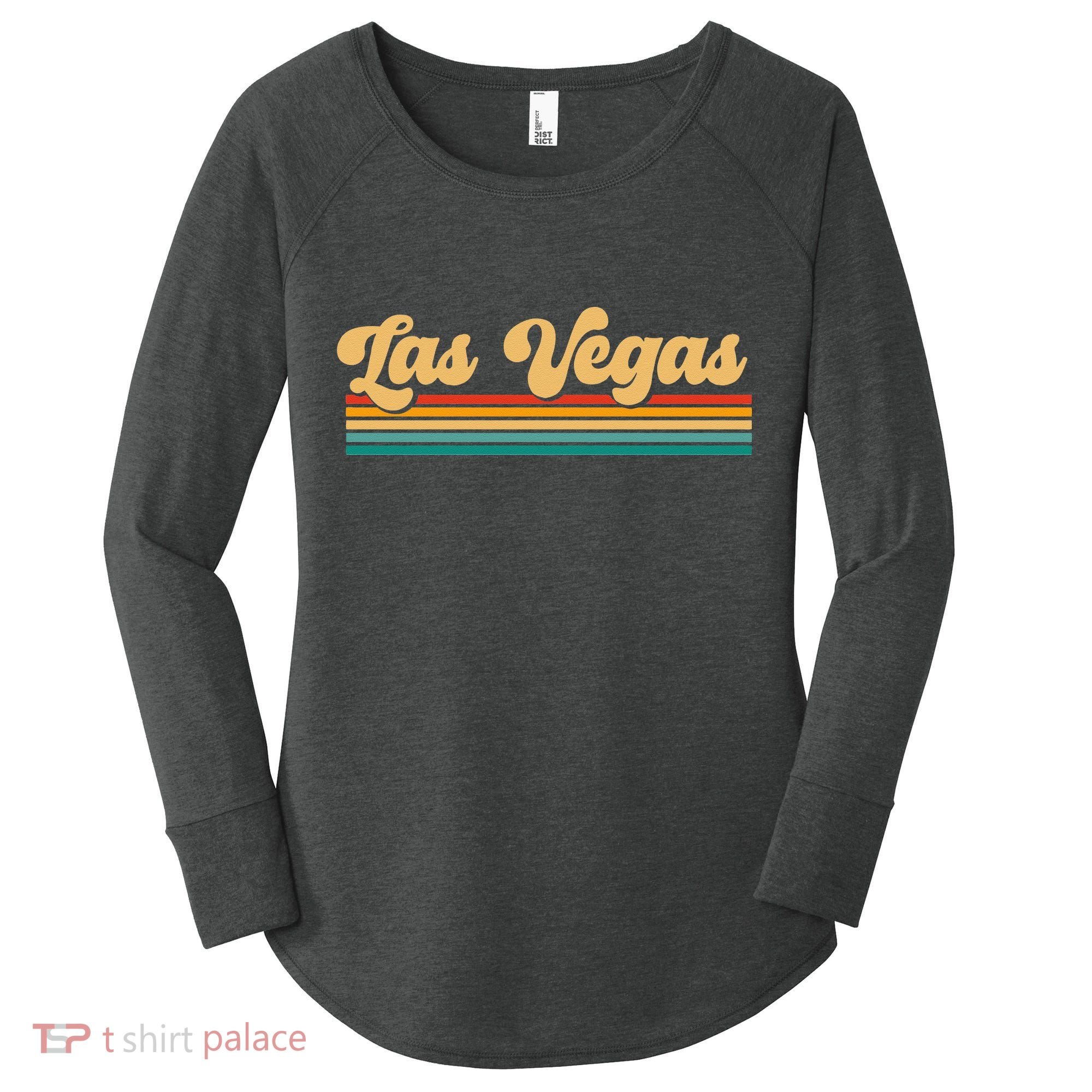 Retro Las Vegas Women's Perfect Tri Tunic Long Sleeve Shirt