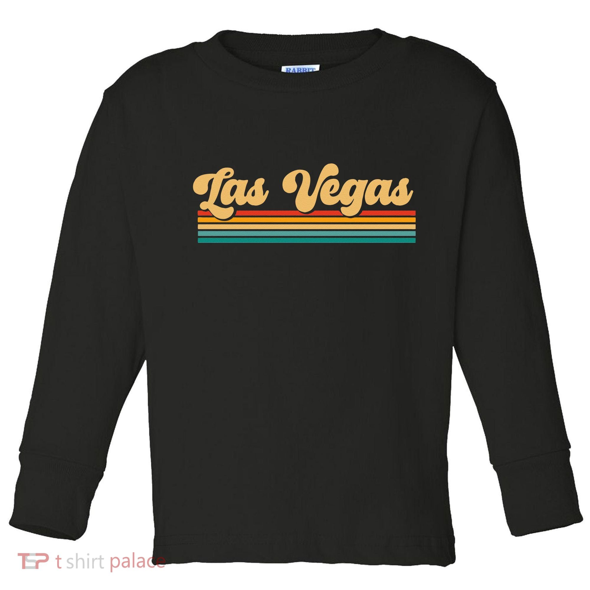 Retro Las Vegas Toddler Long Sleeve Shirt