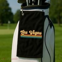 Retro Las Vegas Golf Towel thumb 2