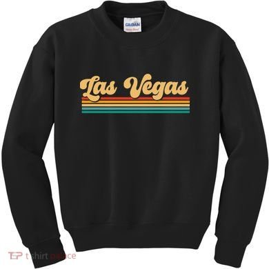 Retro Las Vegas Kids Sweatshirt
