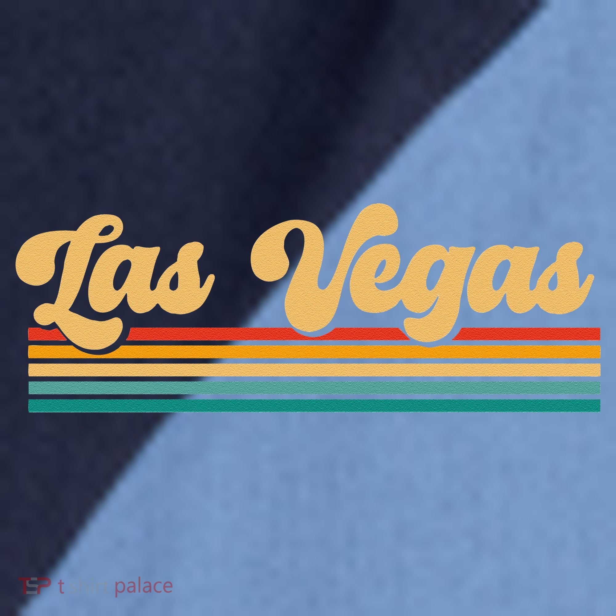 Retro Las Vegas Raglan Baseball Sleeve Shirt