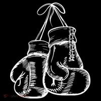 Retro Love White Boxing Gloves Bucket Hat thumb 4