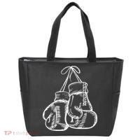 Retro Love White Boxing Gloves Tote Bag thumb 0