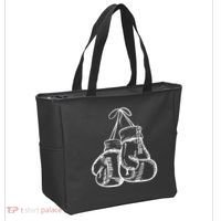 Retro Love White Boxing Gloves Tote Bag thumb 2