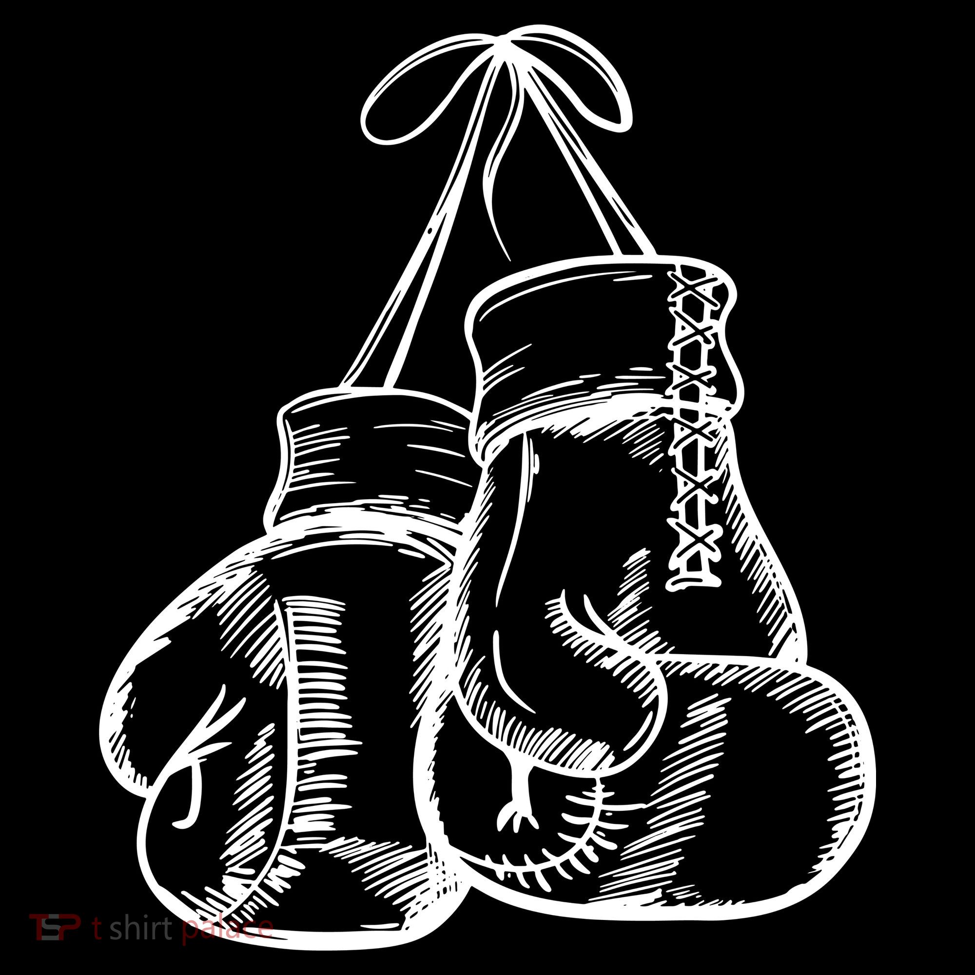 Retro Love White Boxing Gloves Tote Bag