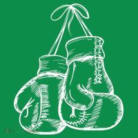 Retro Love White Boxing Gloves Long Sleeve Shirt thumb 2