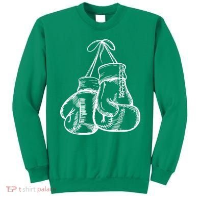 Retro Love White Boxing Gloves Sweatshirt