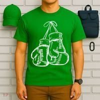 Retro Love White Boxing Gloves T-Shirt thumb 6