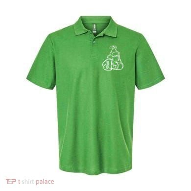 Retro Love White Boxing Gloves Polo