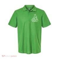 Retro Love White Boxing Gloves Polo thumb 0
