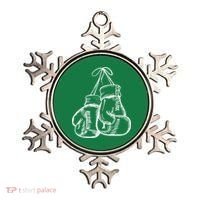 Retro Love White Boxing Gloves Ornament thumb 0