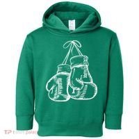 Retro Love White Boxing Gloves Toddler Hoodie thumb 0