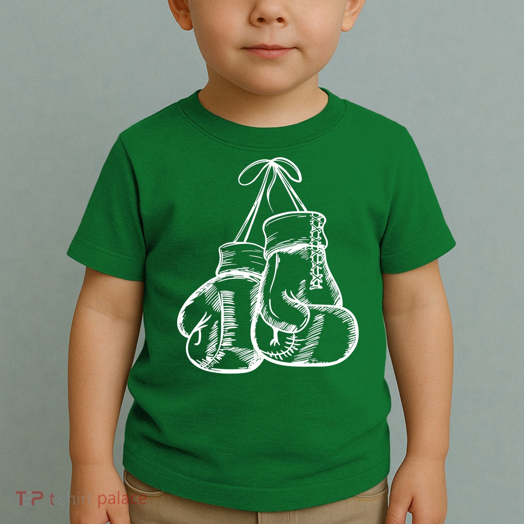 Retro Love White Boxing Gloves Toddler T-Shirt
