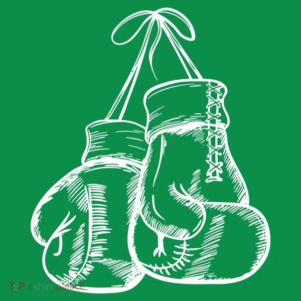 Retro Love White Boxing Gloves Women's T-Shirt