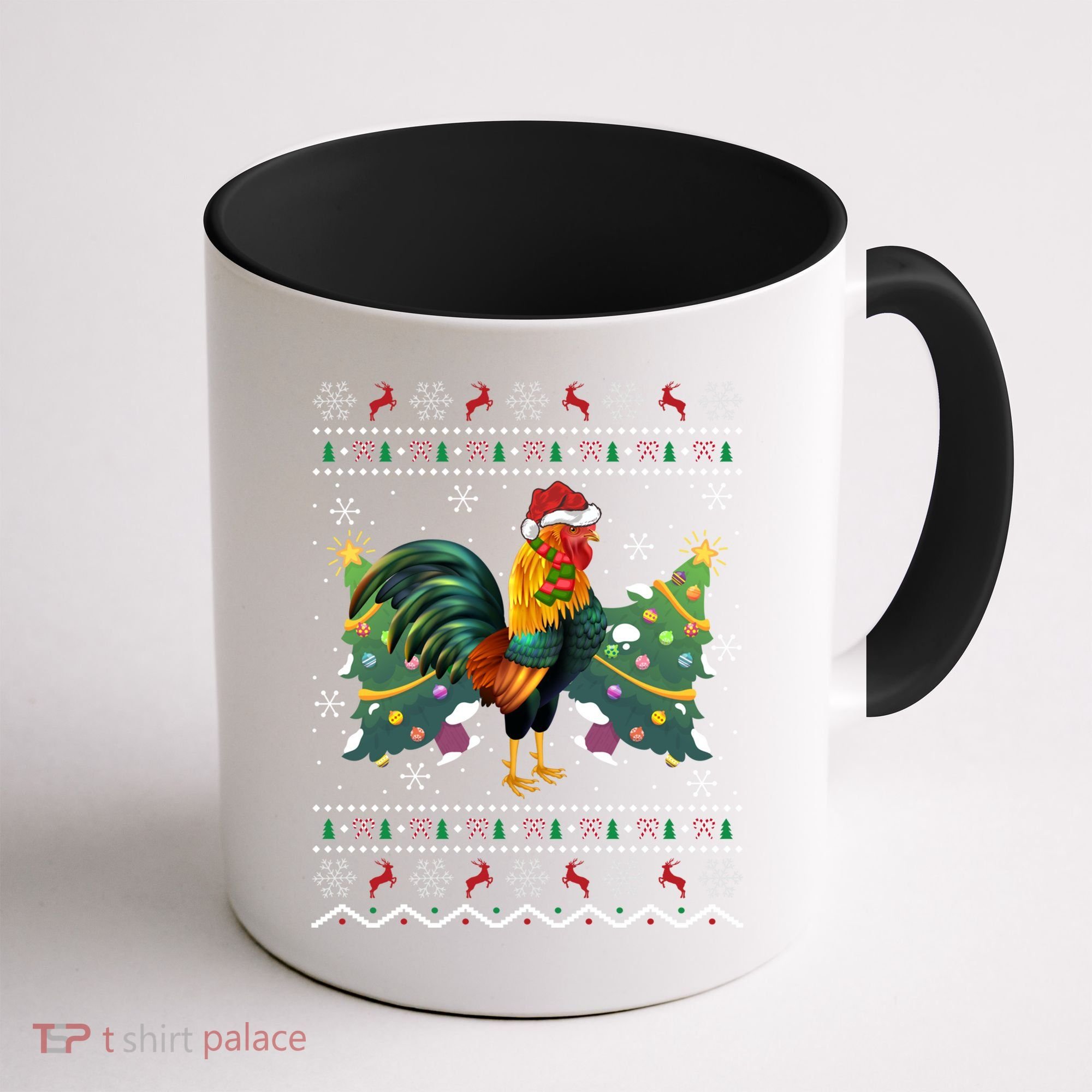Rooster Lover Xmas Gift Ugly Rooster Christmas Great Gift Coffee Mug