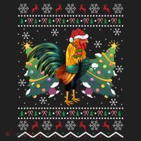 Rooster Lover Xmas Gift Ugly Rooster Christmas Great Gift Beanie thumb 2