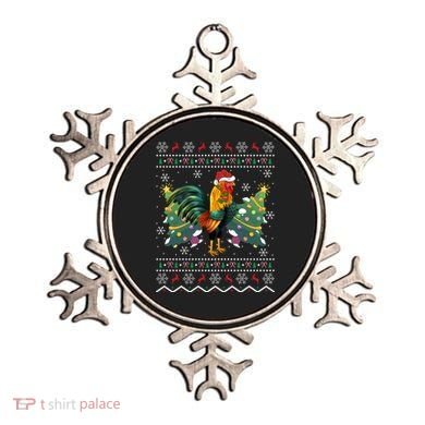 Rooster Lover Xmas Gift Ugly Rooster Christmas Great Gift Ornament