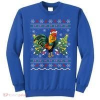 Rooster Lover Xmas Gift Ugly Rooster Christmas Great Gift Sweatshirt thumb 0