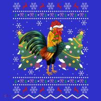 Rooster Lover Xmas Gift Ugly Rooster Christmas Great Gift Sweatshirt thumb 3