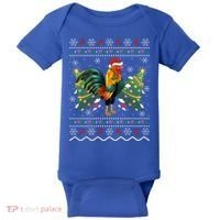 Rooster Lover Xmas Gift Ugly Rooster Christmas Great Gift Baby Bodysuit thumb 0
