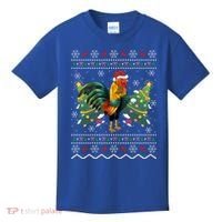 Rooster Lover Xmas Gift Ugly Rooster Christmas Great Gift Kids T-Shirt thumb 0