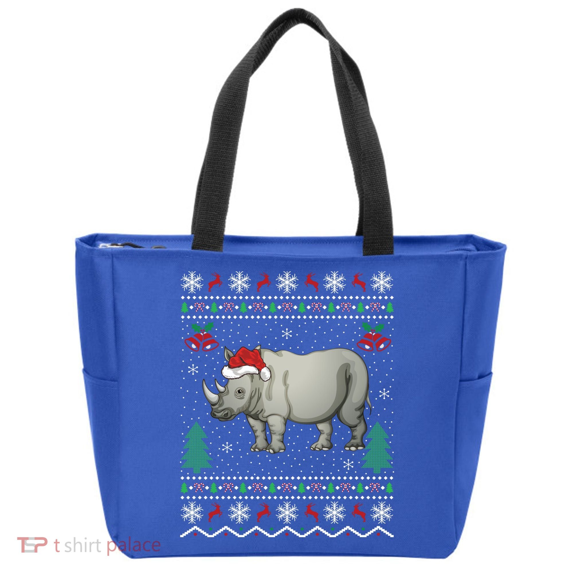 Rhinoceros Lover Xmas Gift Ugly Rhino Christmas Meaningful Gift Tote Bag
