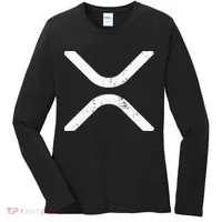 Ripple Logo XRP Women's Long Sleeve Shirt thumb 0