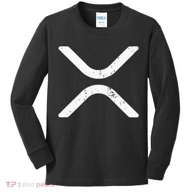 Ripple Logo XRP Kids Long Sleeve Shirt