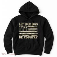 Retro Let Your Boy Be Country Hoodie thumb 0