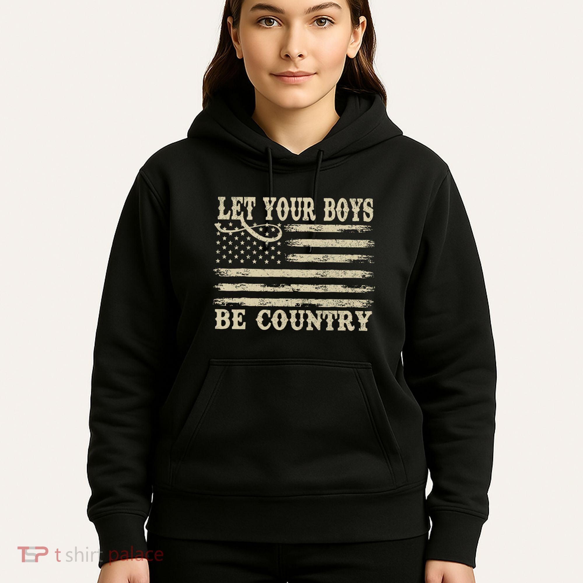 Retro Let Your Boy Be Country Hoodie