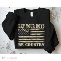 Retro Let Your Boy Be Country Sweatshirt thumb 2