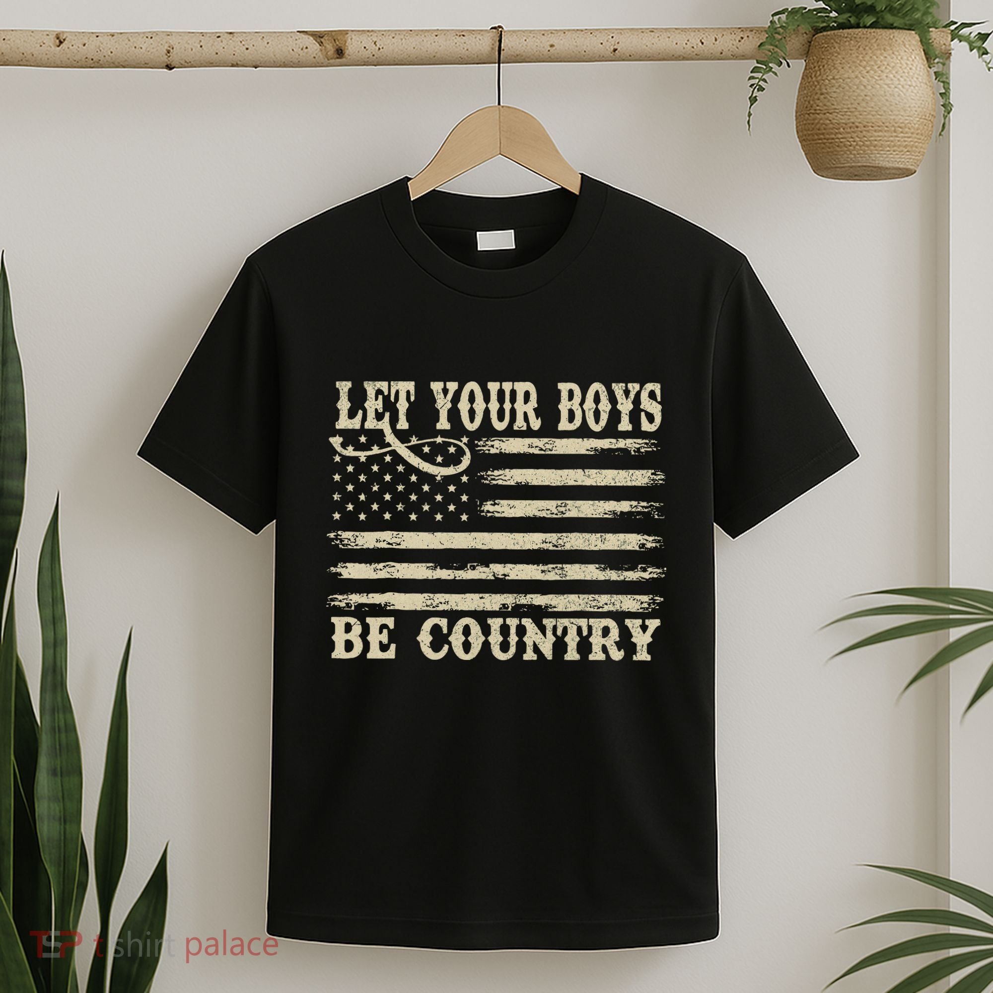 Retro Let Your Boy Be Country T-Shirt