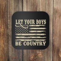 Retro Let Your Boy Be Country Coaster thumb 0