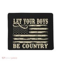 Retro Let Your Boy Be Country Mousepad thumb 0