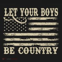 Retro Let Your Boy Be Country Baby Bodysuit thumb 2