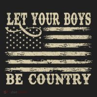 Retro Let Your Boy Be Country Hat thumb 2