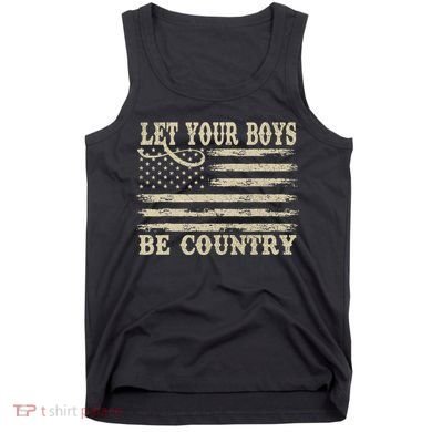 Retro Let Your Boy Be Country Tank Top
